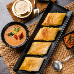 Cutting Masala Dosa